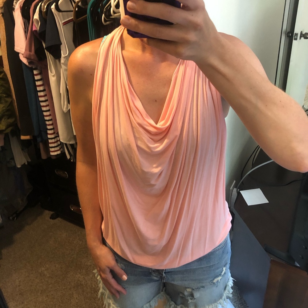 Michael Stars OS cowl neck tank